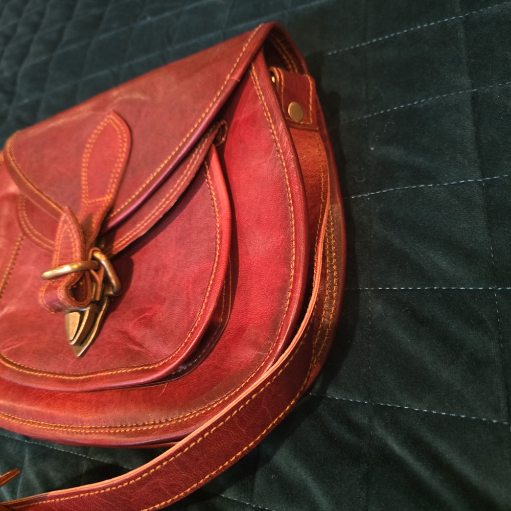 Brown Leather Women's Bag - Picture 2 of 3